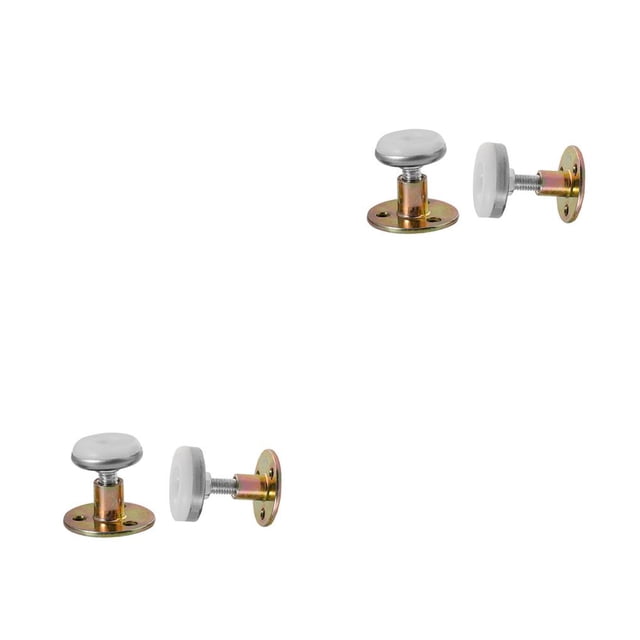 ziyahi 2 Pcs Outils Anti-Vibration pour Cadre de Lit à Filetage Réglable - Supports Télescopiques Support Mural Accessoire de Cadre de Lit avec Coussinet en Feutre bronze 28*46mm 2Ensemble