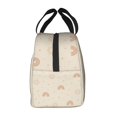 thumbnail image 4 of Boho Rainbow Sun Lunch Bag Thick Aluminum Foil Tote Cooler Bag for Women Office Picnic Gift, 4 of 7