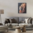 thumbnail image 3 of Stupell Industries Contemporary Look Of The Lion Gray Framed Giclee Art, 16 x 20, by David Stribbling, 3 of 7