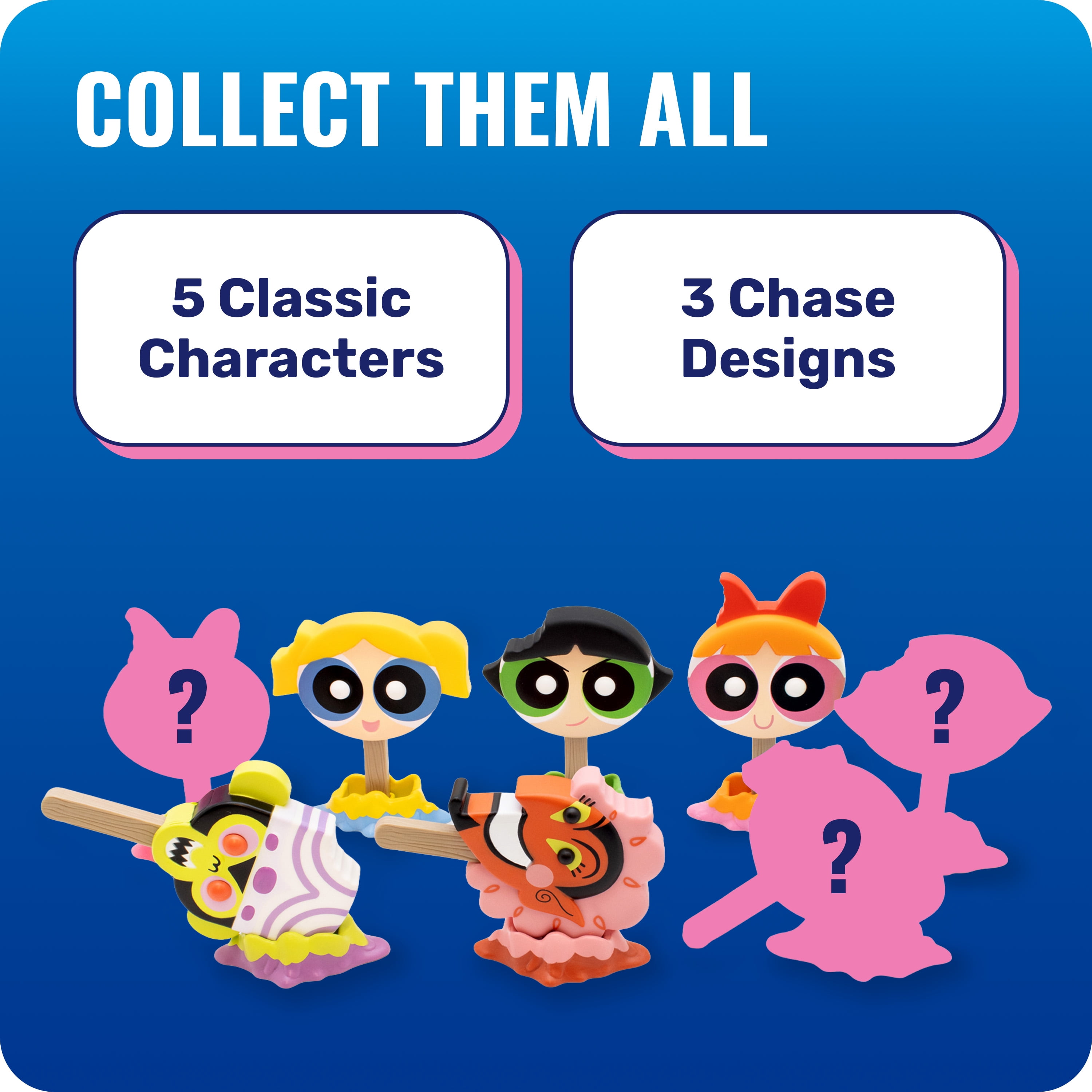 CultureFly Meltz PowerPuff Girls Blind Box, Includes 1 Mystery Vinyl Figure, Officially Licensed