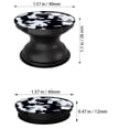thumbnail image 2 of 3 Pack Cell Phone Grip Stand with Expandable Kickstand (Not for Popsockets) - Black White, 2 of 6
