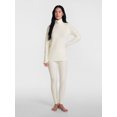 thumbnail image 2 of ClimateRight by Cuddl Duds Stretch Fleece Women's Long Sleeve Turtleneck Base Layer Top, Sizes XS to 4X, 2 of 5