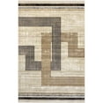 thumbnail image 4 of nuLOOM Aline Contemporary Striped Fringe Area Rug, 5' x 7' 10", Aline Beige, 4 of 6