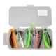 thumbnail image 1 of Señuelo de pesca de silicona de 7cm, juego de cebo de pesca con cola en T suave de dos colores, juego de accesorios de pesca para pesca en agua salada, 1 of 14