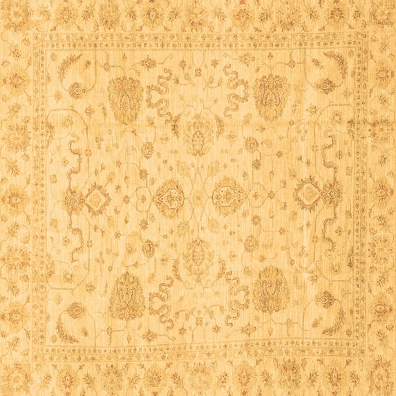 Ahgly Company Indoor Square Oriental Brown Traditional Area Rugs, 3' Square