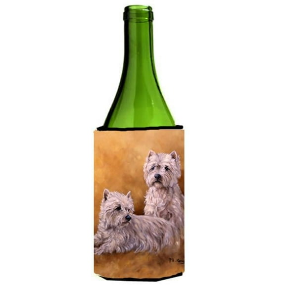 Westies by Michael Herring Wine Bottle Can cooler Hugger