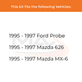 thumbnail image 2 of Max Advanced Brakes - Brake Kit for 1995 1996 1997 Mazda 626 MX-6 Ford Probe Front and Rear Replacement Disc Brake Rotors and Ceramic Brake Pads, 2 of 9