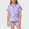 thumbnail image 1 of WEAIXIMIUNG Children's Easter DIY Hand Painted Home Outfit Set With Colorful Pajamas Girls Can Play And Wear It Daily 140, 1 of 5
