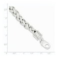 thumbnail image 3 of Sterling Silver Bracelet Chain Styles Fancy 9 mm 7.75 in, 3 of 5