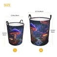 thumbnail image 2 of Lsque Jungle Path Glowing Mushrooms pattern Laundry Hamper Basket, Tall Woven Rope Hamper Basket for Clothes, Lightweight Storage Basket, Collapsible Waterproof-Small, 2 of 8