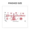 thumbnail image 3 of Christmas Window With Red Christmas Tree Snow Glass Window Decoration Wall Stickers, 3 of 8