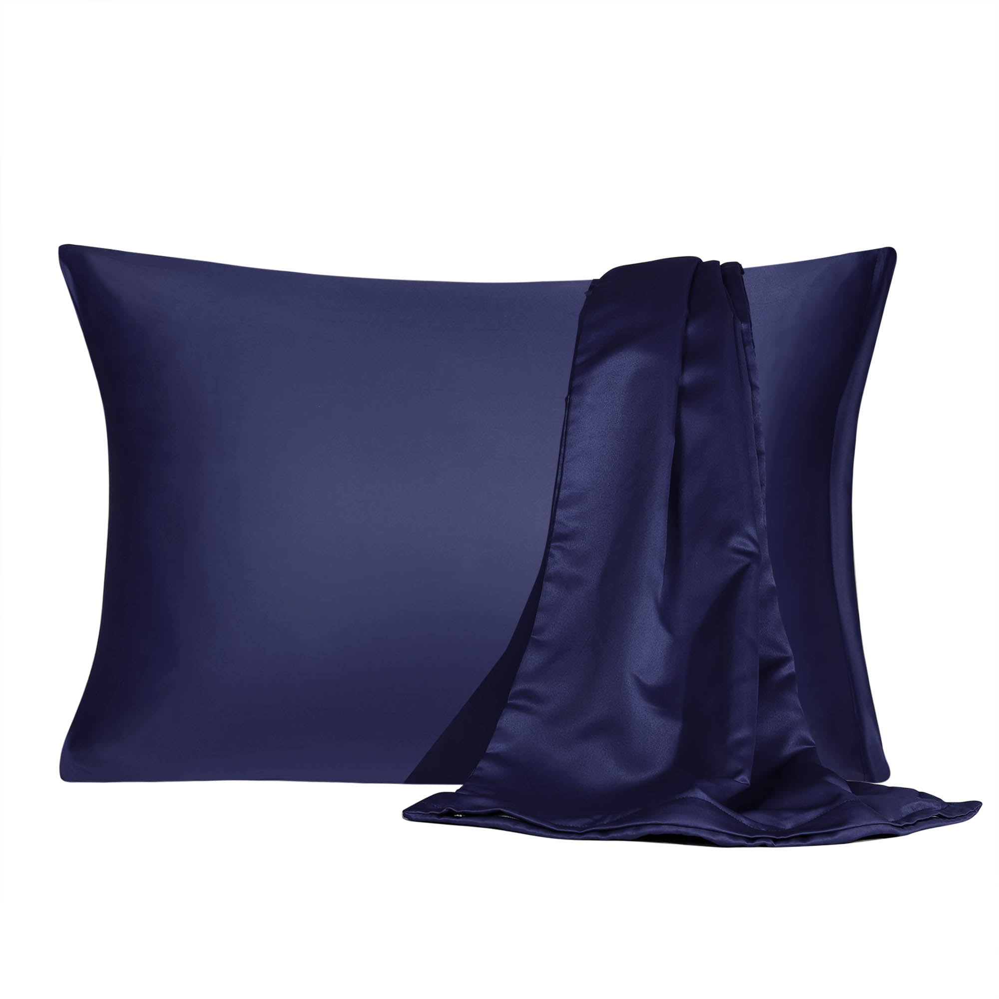 Details about   2Piece Satin Silk Pillowcase Pillow Case Cover King Queen Standard Cushion Cover 