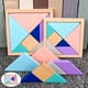 thumbnail image 5 of Rompecabezas Tangram de madera, rompecabezas inteligente, bloques de rompecabezas, juguete educativo preescolar, regalo L, 5 of 9