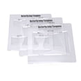 thumbnail image 1 of Woodworking Router Template,  Etched Markings  Inlay Template 3Pcs Transparent  for Wood Furniture, 1 of 8