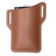thumbnail image 2 of 1 funda marrón para cinturón de teléfono inteligente, funda de cuero para teléfono móvil, funda multifuncional para cinturón de teléfono para hombre, funda para teléfono para correr y hacer jardinerí, 2 of 5