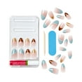 thumbnail image 3 of KISS Voguish Fantasy French Press-On Nails, 'Charmante', Pink, Medium Almond, 31 Ct., 3 of 7