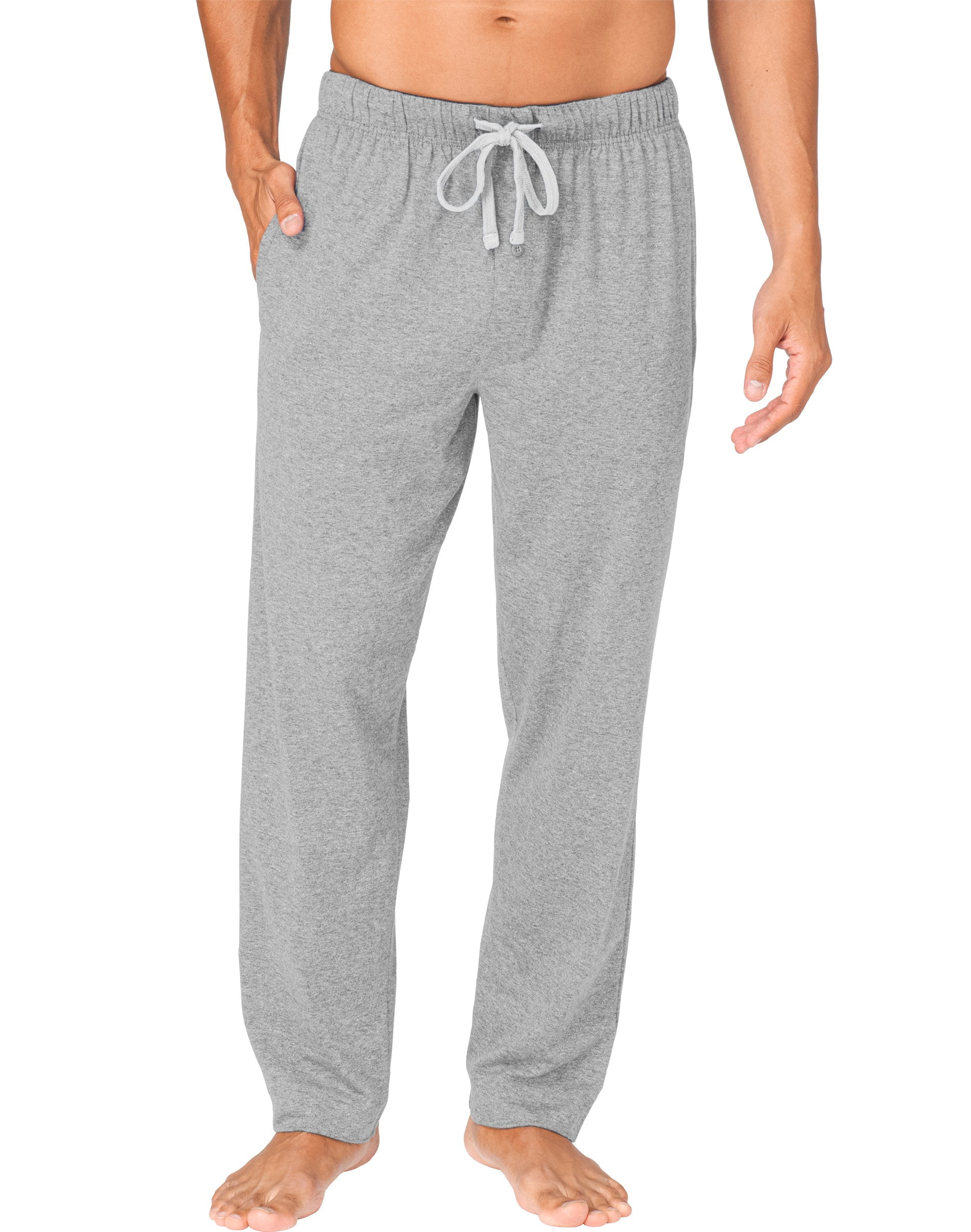 Hanes Men's X-Temp Solid Knit Pajama Pants Grindle Charcoal 