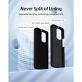 thumbnail image 3 of 【3 in 1 for Samsung Galaxy A23 5G case, with 2 Pack Screen Protector, Camera Protection，Liquid Silicone Slim Shockproof Protective Phone Case [Microfiber Lining] (Black), 3 of 12