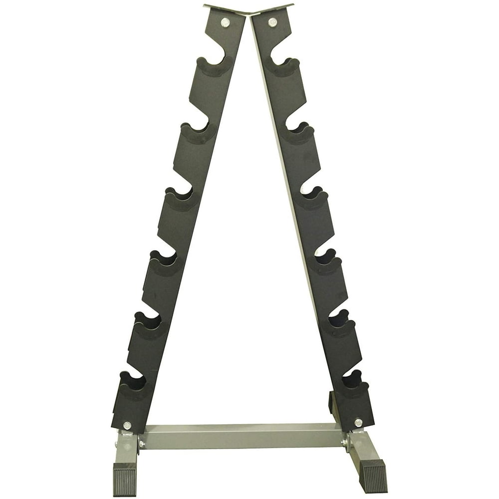 Amber Fight Gear AFrame Dumbbell Rack Stand Heavy Duty 6Tier Weight