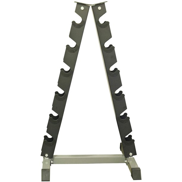 Amber Fight Gear AFrame Dumbbell Rack Stand Heavy Duty 6Tier Weight
