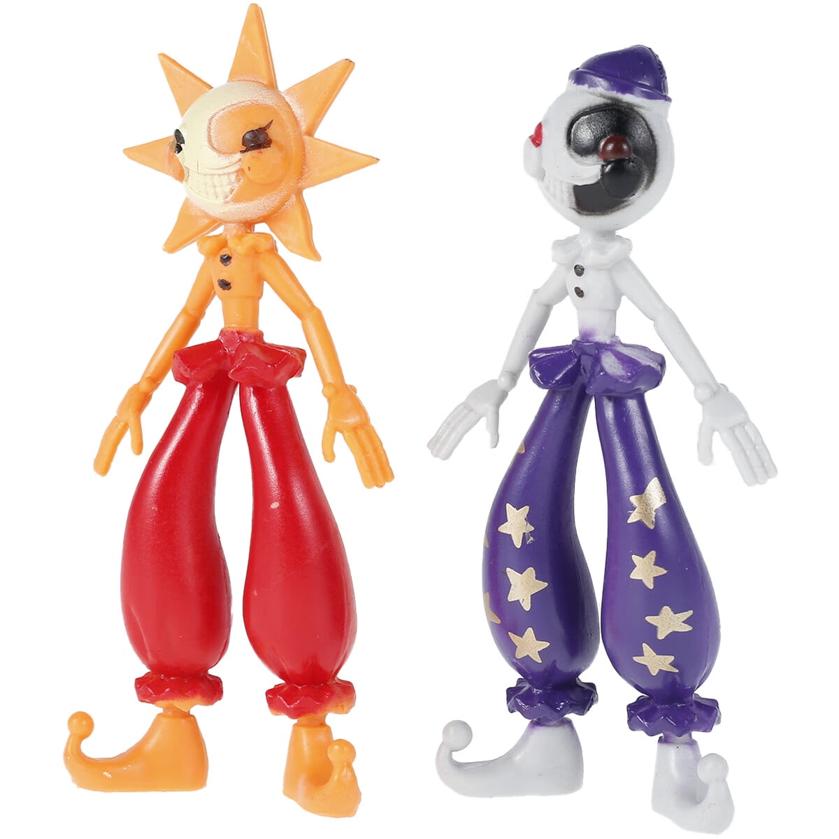 Buy DANDELIONSKY 2pcs Fnaf Sundrop Action Figure Sun Clown Action
