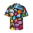 thumbnail image 3 of Picia Underwater Diving Animals Gentle Cotton Regular Fit Short Sleeve Casual Hawaiian Shirt for Men-3X-Large, 3 of 9