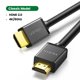 thumbnail image 3 of Cable HDMI de alta velocidad UGREEN compatible con Xiaomi Mi Box PS4 de 1 m y 2 m con puerto chapado en oro, cable 4K 1080P 3D, 4K/60 Hz, compatible con HDMI, 3 of 5