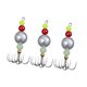 thumbnail image 3 of Jigs de calamar de 3 piezas colocados con ganchos de pesca de boquilla de plantilla de anzuelo, 3 of 8