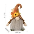 thumbnail image 3 of Fall Lighted Gnome Decor Fall Thanksgiving Plush Gnome Decorations for Home Light up Handmade Maple Leaf Swedish tomte Doll Table Decor Tabletop Ornament Autumn Figurine Housewarming Gift, 3 of 6