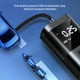 thumbnail image 5 of Compresor de aire para neumáticos, bomba de inflado portátil para neumáticos de coche, 12 V, con manómetro digital y luz LED de emergencia para coche y bicicleta., 5 of 9