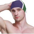 thumbnail image 5 of Wekity Mens Police Thin Blue Line Flag Swimming Cap, 5 of 5