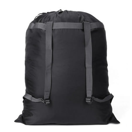 

Large Laundry Bag Heavy Duty Polyester Washing Backpack with 2 Adjustable Shoulder Straps for School Camping New
