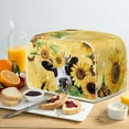 thumbnail image 5 of ZUXONGSY Sunflower Cow Toaster Cover 4 Slice Appliance Dust-Proof Cover Wide Slot for Kitchen Small Appliance Dust Cover and Fingerprint Protection Women Gift Kitchen Decor, 5 of 7