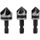 thumbnail image 1 of Brocas de avellanado para avellanador, 3 uds., 12mm/16mm/19mm, brocas de avellanador para Metal y madera, 1 of 5