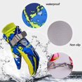 thumbnail image 3 of Guantes de esquí para niños/hombres/mujeres Guantes de invierno impermeables y resistentes al viento, guantes deportivos cálidos, guantes de snowboard para deportes de invierno al aire libre, guantes de ciclismo, guantes cálidos, azul L JM, 3 of 5