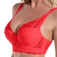 thumbnail image 4 of Kcodviy Pack of 3 Women Running Sports Bra Bras with Underwire Push Wireless Bras Up Bra Set Women's Large Bras for Women Bustier Sports Bra Training Pack of Bra, 4 of 5
