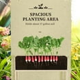 thumbnail image 6 of AsterOutdoor Raised Garden Bed with Galvanized Steel Frame, Elevated Planter Box for Vegetables, Flowers, Herbs, 41.75" L x 21.25" W x 30" H, Cream, 6 of 10
