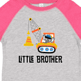 thumbnail image 4 of Inktastic Little Brother Construction Truck Boys Boys Toddler T-Shirt, 4 of 5