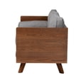 thumbnail image 3 of Baxton Studio Uriel Mid-Century Modern Grey Boucle Fabric Sofa, 3 of 6