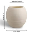 thumbnail image 3 of Très grand pot de fleurs Clay Barolo, 21.4", 3 of 5