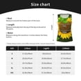 thumbnail image 5 of Gukieu Sunflower3 Print Women's Quick-drying Fitness Vest, Round Neck Sleeveless Fitness T-shirt, Suitable for Yoga, Sports-Large, 5 of 7