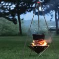 thumbnail image 5 of Hanging Pot Rack Bonfire Camping Outdoor Tripod Hanger Material Black Matte Surface Frosting Adjustable Hook Campfire, 5 of 5