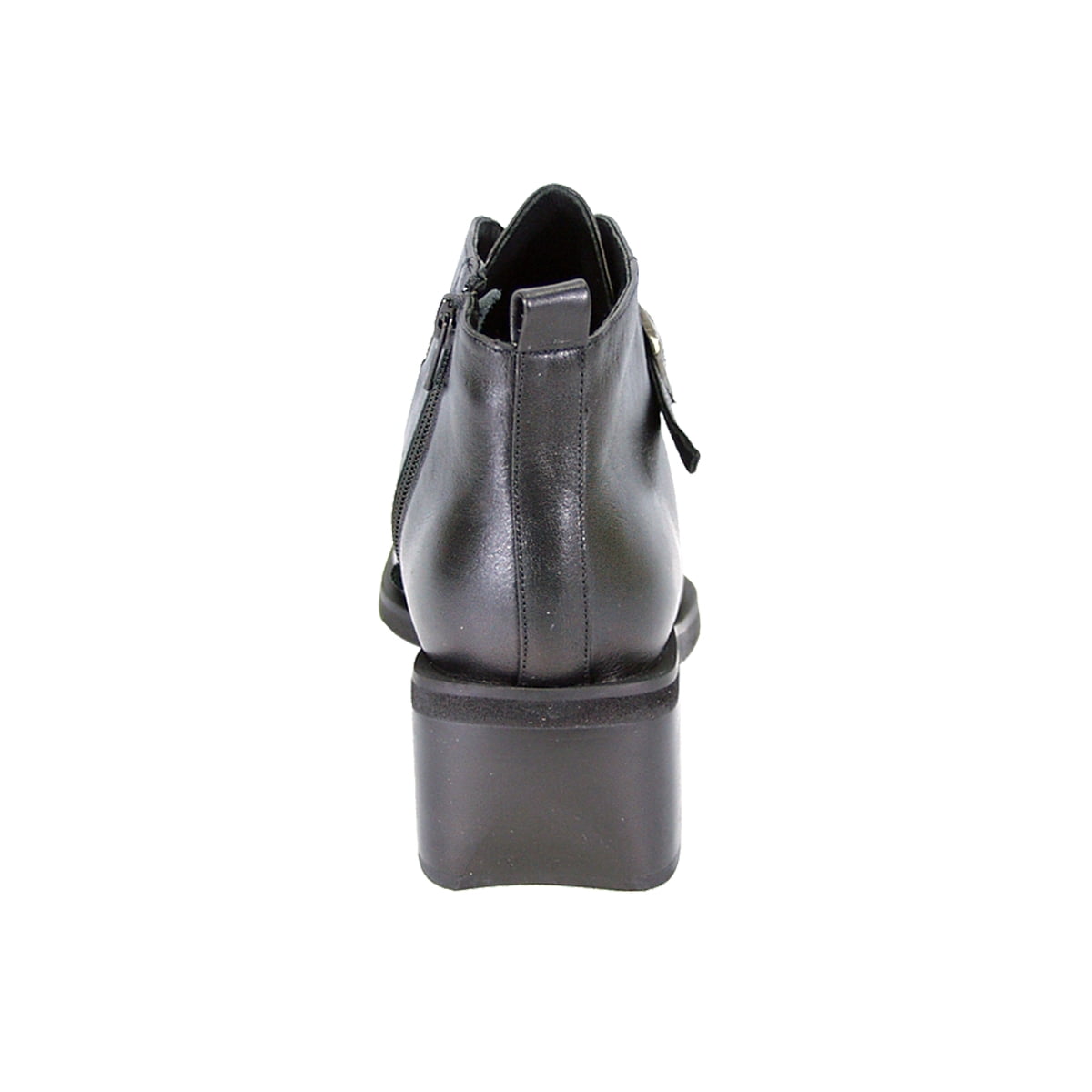 PEERAGE Zuri Women's Wide Width Leather Dress Booties BLACK 10