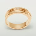 thumbnail image 5 of LBG British Made 10k Rose Gold Natural Diamond Mens Band Ring - 25 size options - Size 12, 5 of 6