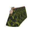 thumbnail image 2 of Xecao Tropical Palm Leaves Fern Leaf Print Leather Pencil Case -Stationery Bag Pen Holder for Work & Office, 2 of 5