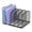 Black, variant on INTIGE 5 Compartment Metal Mesh File Organizer for Desk, Desk Folder Holder, Black, 1 Piece
