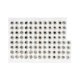 thumbnail image 1 of 100pcs 10mm Artificial Fishing Eyes Self-adhesive Fishing Lure Accessories Silver, 1 of 4