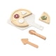 thumbnail image 2 of Juego de pizza de madera, accesorios de cocina, juguete de aprendizaje educativo, corte de juguete de juego de comida, juego para niños de 3 a 8 años., 2 of 9