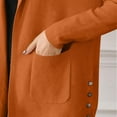 thumbnail image 3 of YFNNUP Womens Cardigan Sweater Open Front Knit Mid Length Coatigan Dressy Casual Lapel Jacket Coat 2025 Fall Outfits Classy Clothes, 3 of 6