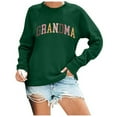 thumbnail image 2 of Women's Sweatshirts 2025 Grandma Sweatshirt Long Sleeve Crewneck Casual Pullover Tops Sweatshirt for Women, 2 of 4